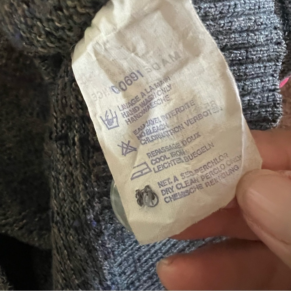 Vintage Bobby Yosten Men’s Lambs Wool Sweater Vest Grandpa Core Coastal Grunge - Picture 6 of 6